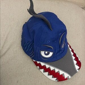 Fat Face Blue Cap with Gray Accents